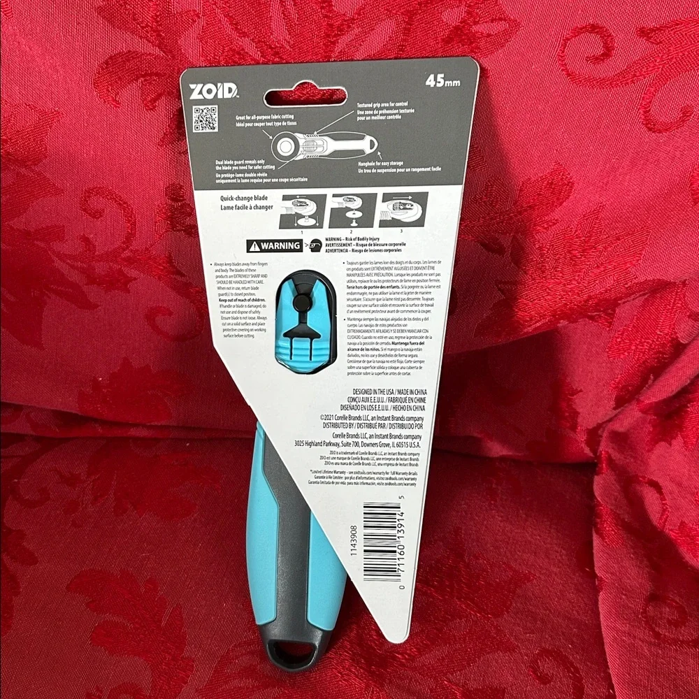 🌵3/$15 ZOID Rotary 45 mm Cutter in Blue and Black ( see description)